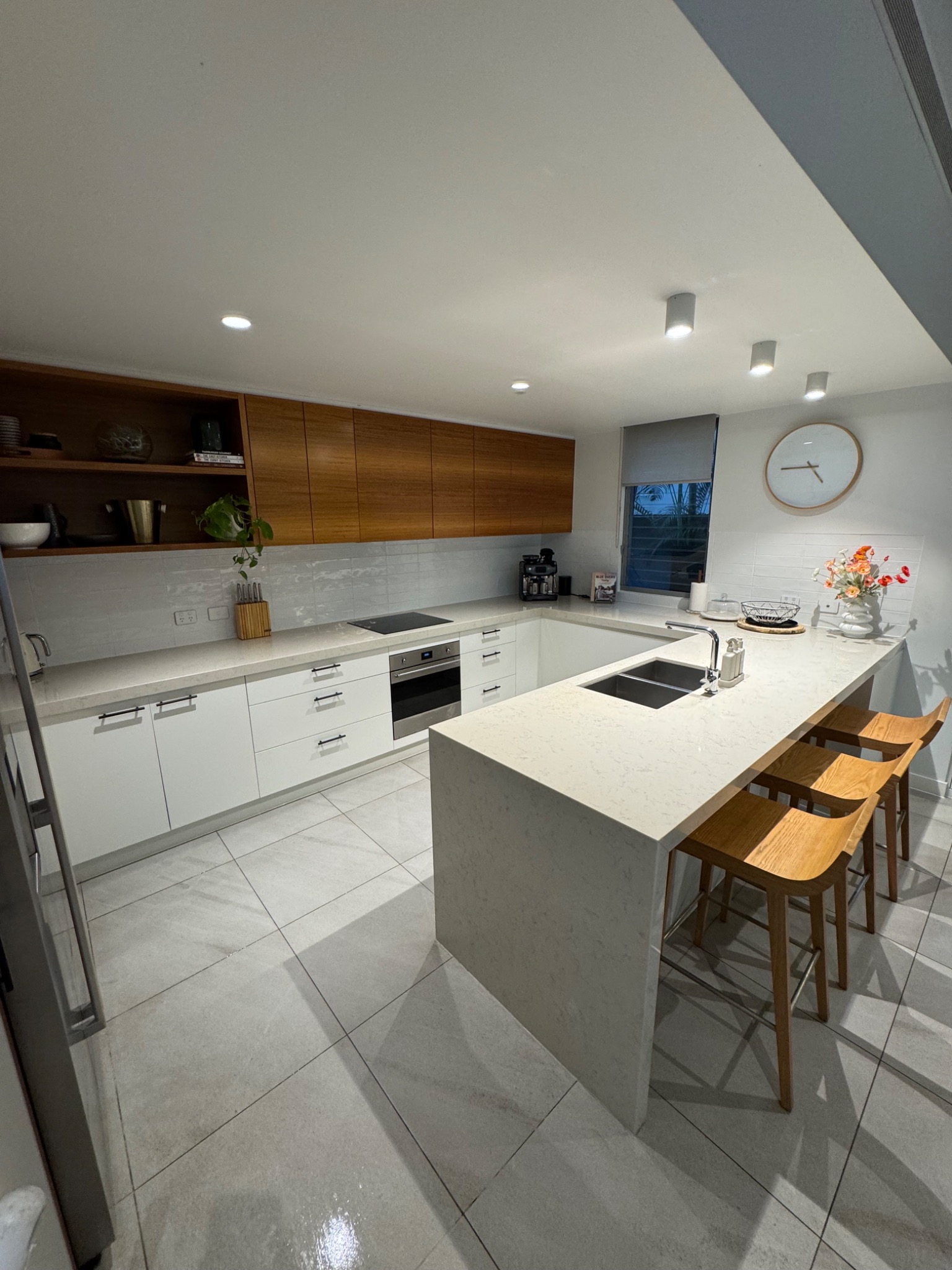 Clean kitchen in Byron Bay